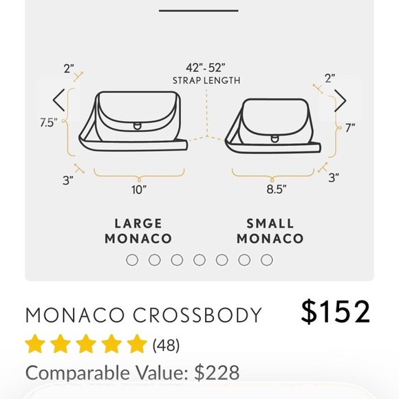 Portland Leather Goods Monaco crossbody bag L - Picture 7 of 10